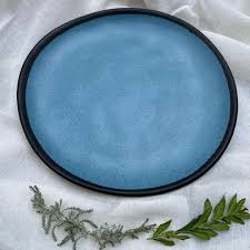 PLATO COUPE REDONDO 23 CM MELAMINA AZUL POTTERY MARKET (PRECIO POR 12 PIEZAS)