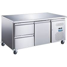 REFRIGERADOR BAJO BARRA 2 CAJONES Y 1 PUERTA ACERO INOX 67 15/16 X 31 1/2 X 34 7/16 PG AVANTCO
