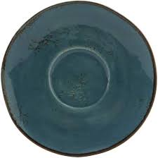 PLATO TAZA 6 3/8 OZ (15.95 CM) GEODE AZURE TUXTON (PRECIO POR 24 PIEZAS)