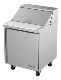 MESA PARA PREPARACION ENSALADAS 1 PUERTA ACERO INOX 27 1/2 X 35 X 45 7/8 PG AVANTCO