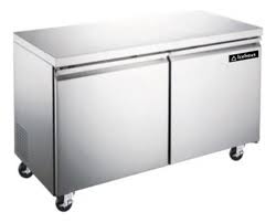 MESA DE TRABAJO CONGELADOR 2 PUERTAS ACERO INOX 47 1/4 X 29 1/2 X 35 1/4 PG AVANTCO