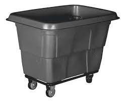 CARRO CONTENEDOR NEGRO 460 LTS DE 453 KG LAVEX JANITORIAL