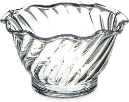 Taza Postre Tulipan de 5oz, CAJA CON 48 PZS