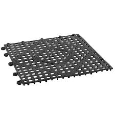 TAPETE PLASTICO ESCURRIDOR PARA BARRA 30X30 CM PARA ENSAMBLAR (PRECIO POR 12 PIEZAS)