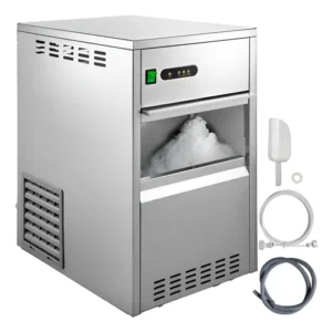 SNOW FLAKE ICE MAKER AUTOMATIC CRUSHER 44 LB (20KG) STAINLESS STEEL ICE STORAGE 11LB (5KG) DE 270 W