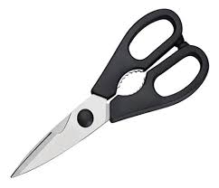 TIJERAS DE COCINA MULTIPROPOSITO 3 3/4 PG ACER INOX CON MANGO DE POPIPROPILENO MARCA CHOICE