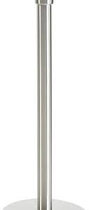 POSTE CROMADO CON CINTA RETRACTIL PARA GUIA PERSONAS 36 X 78 PG (PRECIO POR 2 PIEZAS)