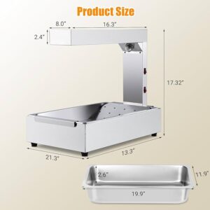 LAMPARA HATCO CALENTADOR DE COMIDA CON BASE MEDIDA: 12 3/8 x 24 PG120V DE 500 W