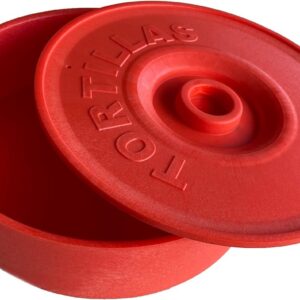 TORTILLERO DE PLASTICO ROJO 2 1/4 X 8 1/2 PG
