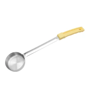 CUCHARA DE SERVIR ACERO INOX MANGO AMARILLO 1 OZ
