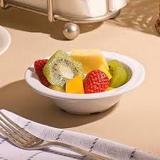 TAZON ENSALADA 10 OZ (5 1/2 PG) BLANCO MELAMINA THUNDER (PRECIO POR CAJA DE 12 PIEZAS)