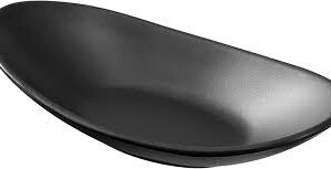 PLATO Ovalado DE 20 x 21 cms LINEA: Driftstone MARCA:World Tableware MOD:DRI-7-O Color Negro Satin Onyx (12 piezas por caja p/u)