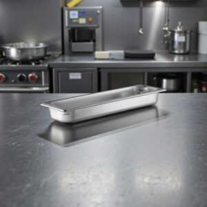 INSERTO DOS CUARTOS 2.5 PG ACERO INOXIDABLE CAL. 22 HALF SIZE LONG SUPER PAN V 30522 VOLLRATH