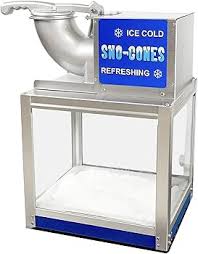 MAQUINA TRITURADORA DE HIELO RASPADO GABINETE REFORZADO 120V, 350 WATTS, 1/3 HP MEDIDAS: 16 1/2 X 14 1/2 X 27 PG