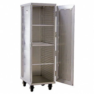 Gabinete para Transporte de Charolas de Panaderia de alta resistencia, Cerrado, Sin Aislamiento, con capacidad para 39 Charolas, ensamblada 100-1841-DSD Cres Cor