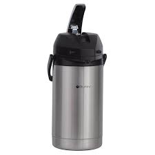 TERMO PARA CAFE 3.8 LITROS DE PALANCA ACERO INOXIDABLE 36725.0100 MARCA BUNN (CAJA CON 6 PIEZAS PRECIO UNITARIO)