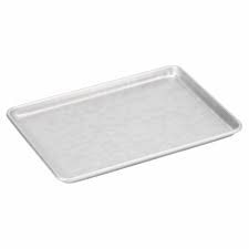 CHAROLA ALUMINIO 13 X 18 PG (33 x 45 CM) CALIBRE 19 (PRECIO POR 12 PIEZAS)