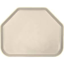 CHAROLA DE SERVICIO TRAPEZOIDAL FIBRA DE VIDRIO 14 x 18 PULGADAS COLOR GRIS CAMBRO (PRECIO POR 12 PIEZAS)