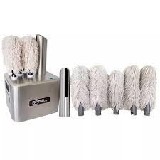 CEPILLO PULIDOR DE VASOS 10 CEPILLOS ELECTRICO PULIDOR EXTRA GRANDE Bar Maid GP-100 KIT