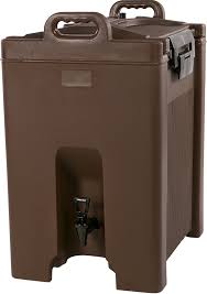 CAJA TERMICA TRANSPORTADOR DE SOPA UC1000PL131 DE 10.5 GALONES COLOR CAFE OBSCURO CAMBRO