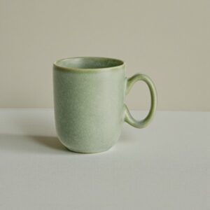 TAZA CAFE 7 OZ (210 ML) VERDE SALVIA MATE PANGEA ACOPA CERAMICA (PRECIO POR 24 PIEZAS)