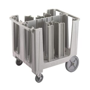 CARRO PARA TRANSPORTE DE PLATOS AJUSTABLE CAPACIDAD DE HASTA 270 A 360 PLATOS DE 11.7 CM A 33 CM MOD. ADCS401-S CAMBRO