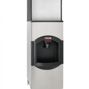 Maquina de hielo de cubo completo Avantco Ice KMC-350-H2F  modular refrigerada por aire de 22" con dispensador de hielo