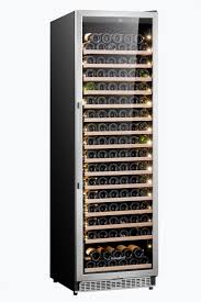 REFRIGERADOR PARA 165 BOTELLAS DE VINO 15.9 PIES CUBICOS MARCA AVA VALLEY MODELO WRC-165-SZ DE TEMPERATURA SENCILLA PUERTA DE CRISTAL MEDIDAS GENERALES: 23 1/2 X 26 3/4 X 70 11/16 PG