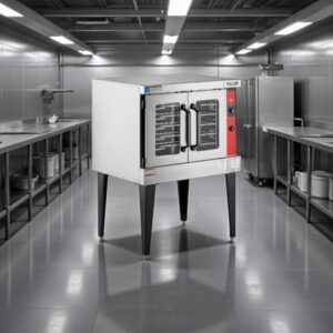 HORNO DE CONVECCION ELECTRICO DE TAMANO COMPLETO DE UNA SOLA PLATAFORMA CON PATAS, 208 V, CONVERTIBLE EN CAMPO, 12 KW VC5ED-11D1 VULCAN