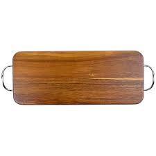 TABLA DE MADERA PARA SERVICIO CON AGARRADERAS 17 x 7 x 5/8 PG TABLE CRAFT (PRECIO POR 2 PIEZAS)