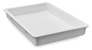 CAJA PARA MASA DE PIZZA 18 x 26 x 3 PG COLOR BLANCO BAKERS MARK