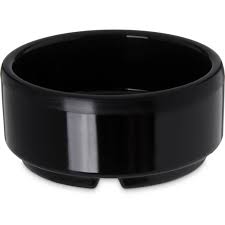 RAMEKIN 4 OZ MELAMINA 41403 NEGRO RECTO CARLISLE (PRECIO POR 48 PIEZAS)