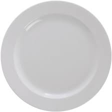 PLATO Redondo DE 17.8 cms LINEA: Basics MARCA:World Tableware MOD:BW-1111  (36 piezas por caja)