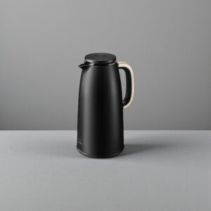 Jarra para cafe de vacio de 947 ml (34 oz) con revestimiento de vidrio negro y tapon pulsador AH-FAE10-BZ Zojirushi