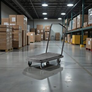 Carro Plataforma Plegable de Plastico 31 1/2 x 20 1/2 Pg Capacidad 500 Lb Lavex