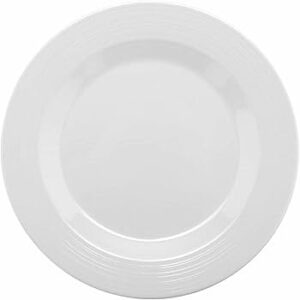 PLATO TRINCHE DE 22.8 cms MARCA WORLD BASICS MODELO ORBIS BO-1107 (CAJA CON 24 PIEZAS)