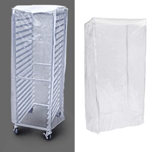 FUNDA PARA RACK 28 X 24 X 63 PG VINIL TRANSPARENTE CON CIERRES REGENCY