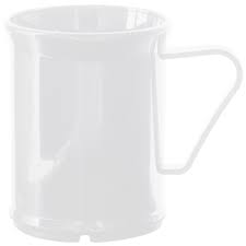 TAZA TIPO TARRO 9.6 OZ CAMWEAR CAMBRO 96CW148 COLOR BLANCO POLICARBONATO (PRECIO POR 48 PIEZAS)