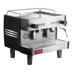 CAFETERA DE DOS GRUPOS COMPACTA STELLA CAFFE AUTOMATICA EXPRESSO CAP. 2.11 GALONES ( 7.98 LTS) 110V/ 1,7022 / 60 Hz MEDIDAS: 22 1/2 X 20 7/8 X 16 9/16 pg