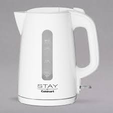 CALENTADOR ELECTRICO PARA AGUA 1.7 LTS COLOR BLANCO STAY WCK170W DE 120 V CUISINART