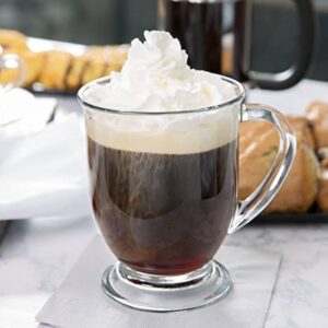 TAZA TARRO DE CRISTAL 16 OZ - 473 ML PARA CAFE 83045A ACHOR HOCKING (PRECIO POR 6 PIEZAS)