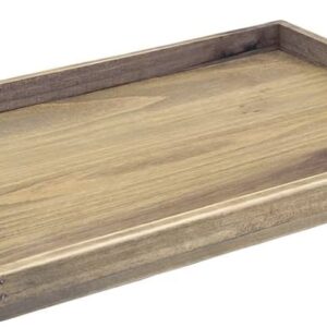 CAJA RECTANGULAR DE MADERA RUSTICA CON AGARRADERAS 13 x 9 x 1 PG FRONT OF THE HOUSE (PRECIO POR 4 PIEZAS)