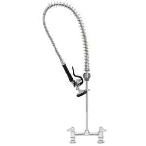 LLAVE DE PRELAVADO A PARED 1.15 GPM CON CENTROS BASE DE 8PG Y GRIFO DE 12 PG REGENCY