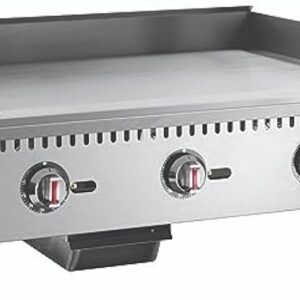 Plancha De Encimera Electrica Cromada, Cooking Performance Group Gu-Cpg-36-M Ultra Series 36, 9,000W / 12,000W, 208 / 240V