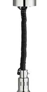 LAMPARA INFRAROJA RETRACTIL MODELO. DL-725-RL TERMINADO COLOR NICKEL HATCO