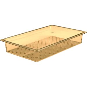 Inserto Entero 5 Pg Perforado Color Ambar Alta Temperatura Cambro