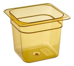 Inserto Octavo 4 Pg Color Ambar Alta Temperatura Cambro