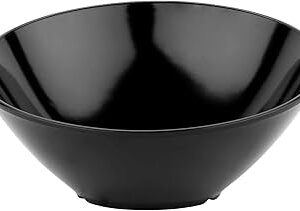 PLATO BOWL DE MELAMINA 24 OZ COLOR NEGRO M-810-BK BLACK ELEGANCE GET (PRECIO POR 12 PIEZAS)