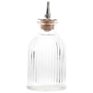 BOTELLA DE VIDRIO CON DOSIFICADOR ACANALADA 3 OZ (85 ML) M37128 BARFLY
