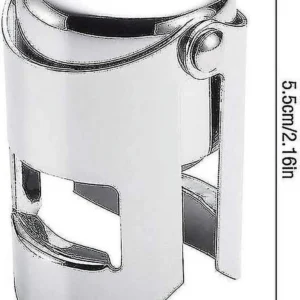 TAPON PARA BOTELLA CHAMPANA ACERO INOXIDABLE 398 TABLECRAFT (PRECIO POR 4 PIEZAS)